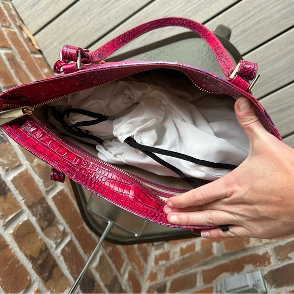 NWT Brahmin Handbag Medium Misha Tote Jazzynova Ombre Melbourne - Picture 8 of 13